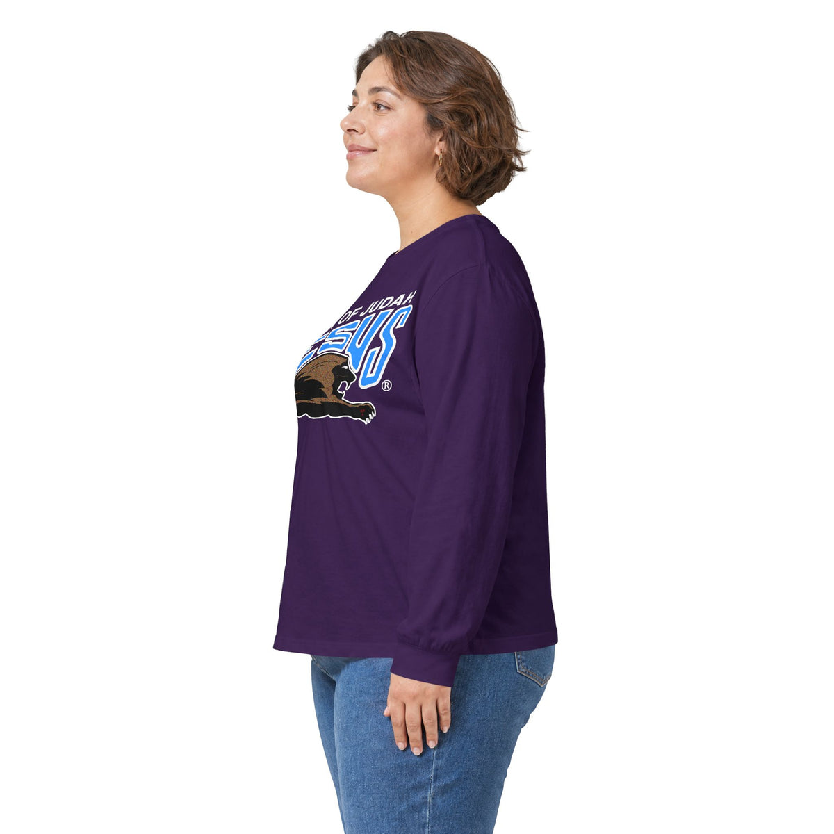 Unisex Ultra Cotton Long Sleeve Tee "Lion of Judah"