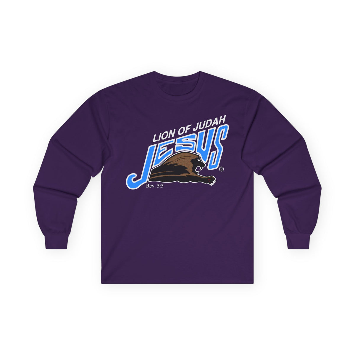 Unisex Ultra Cotton Long Sleeve Tee "Lion of Judah"