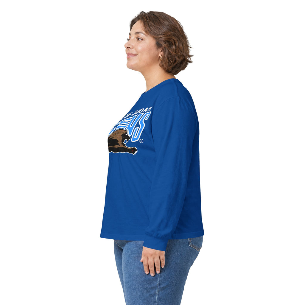 Unisex Ultra Cotton Long Sleeve Tee "Lion of Judah"