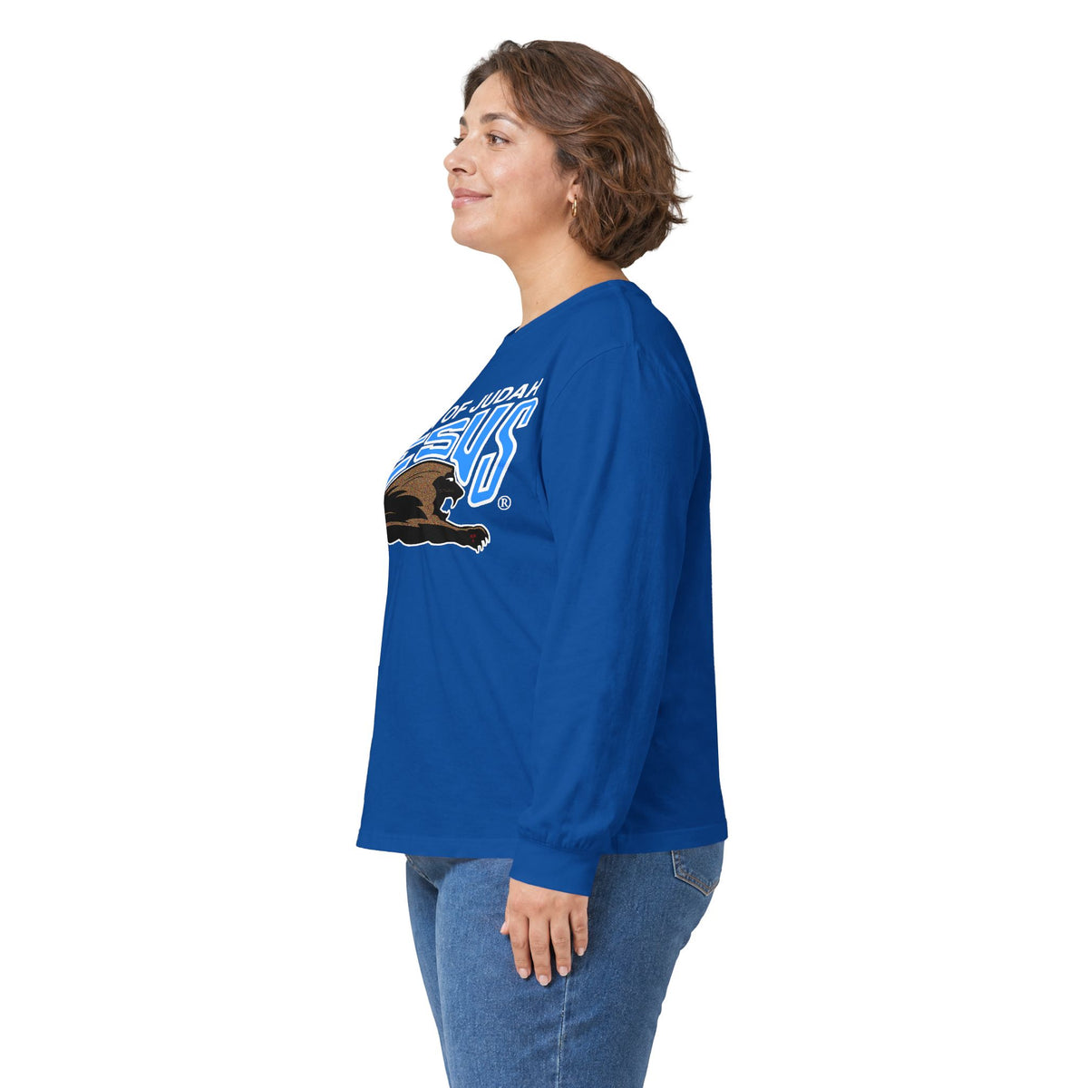 Unisex Ultra Cotton Long Sleeve Tee "Lion of Judah"