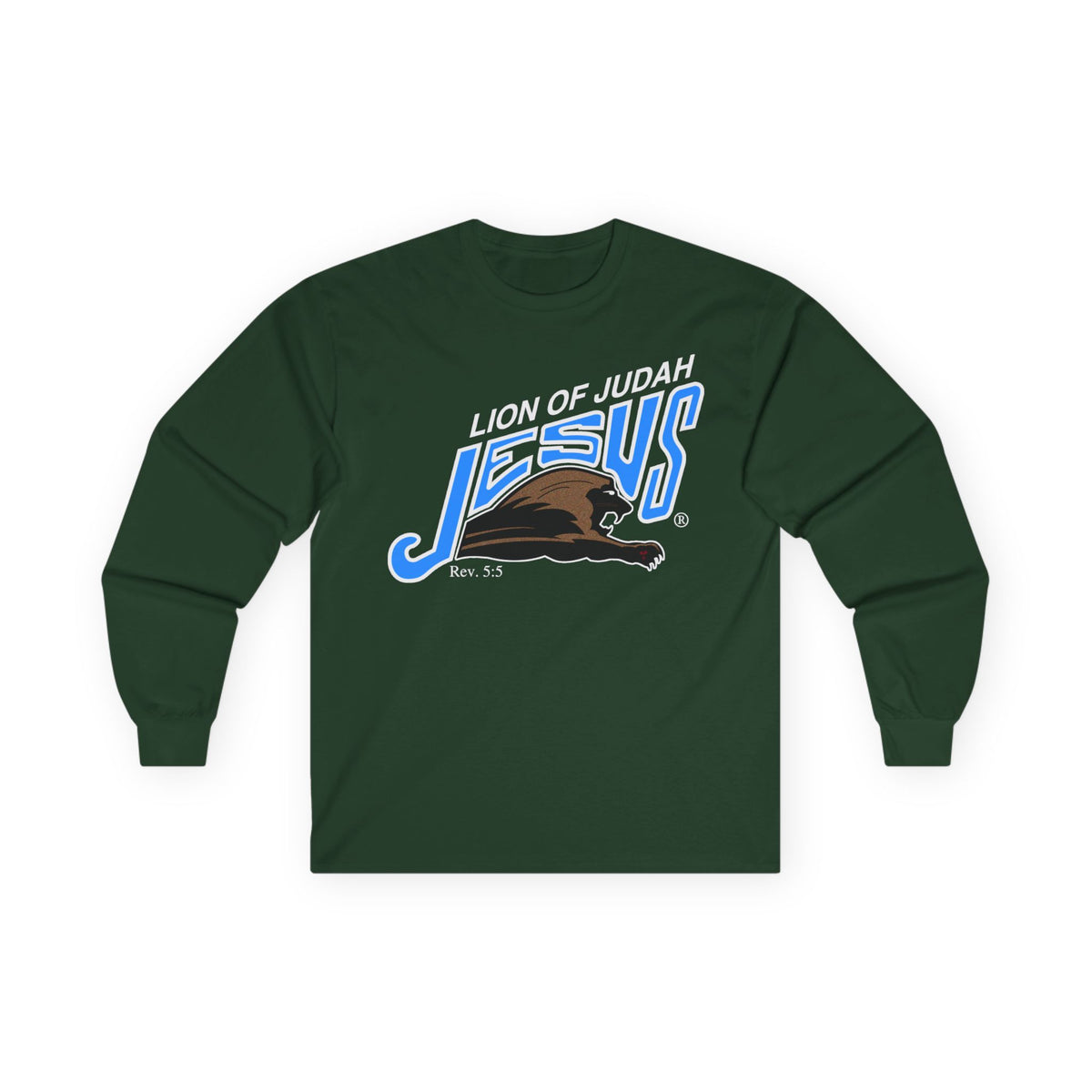 Unisex Ultra Cotton Long Sleeve Tee "Lion of Judah"