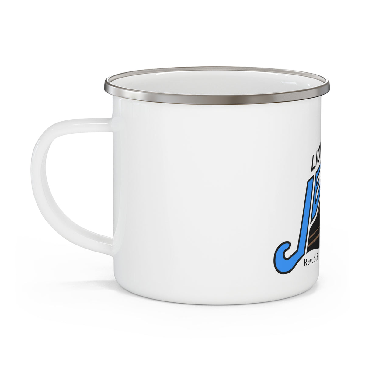 "Lion of Judah Jesus" Enamel Camping Mug Christian Outdoors Cup