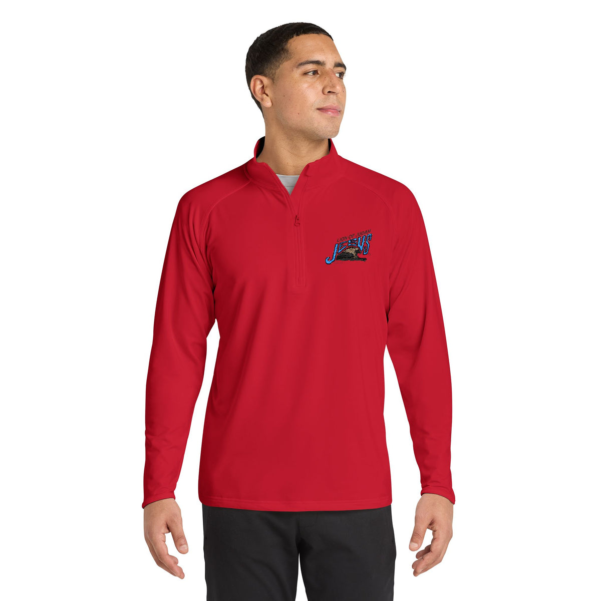 Men's Sport-Wick® Stretch Quarter-Zip Pullover