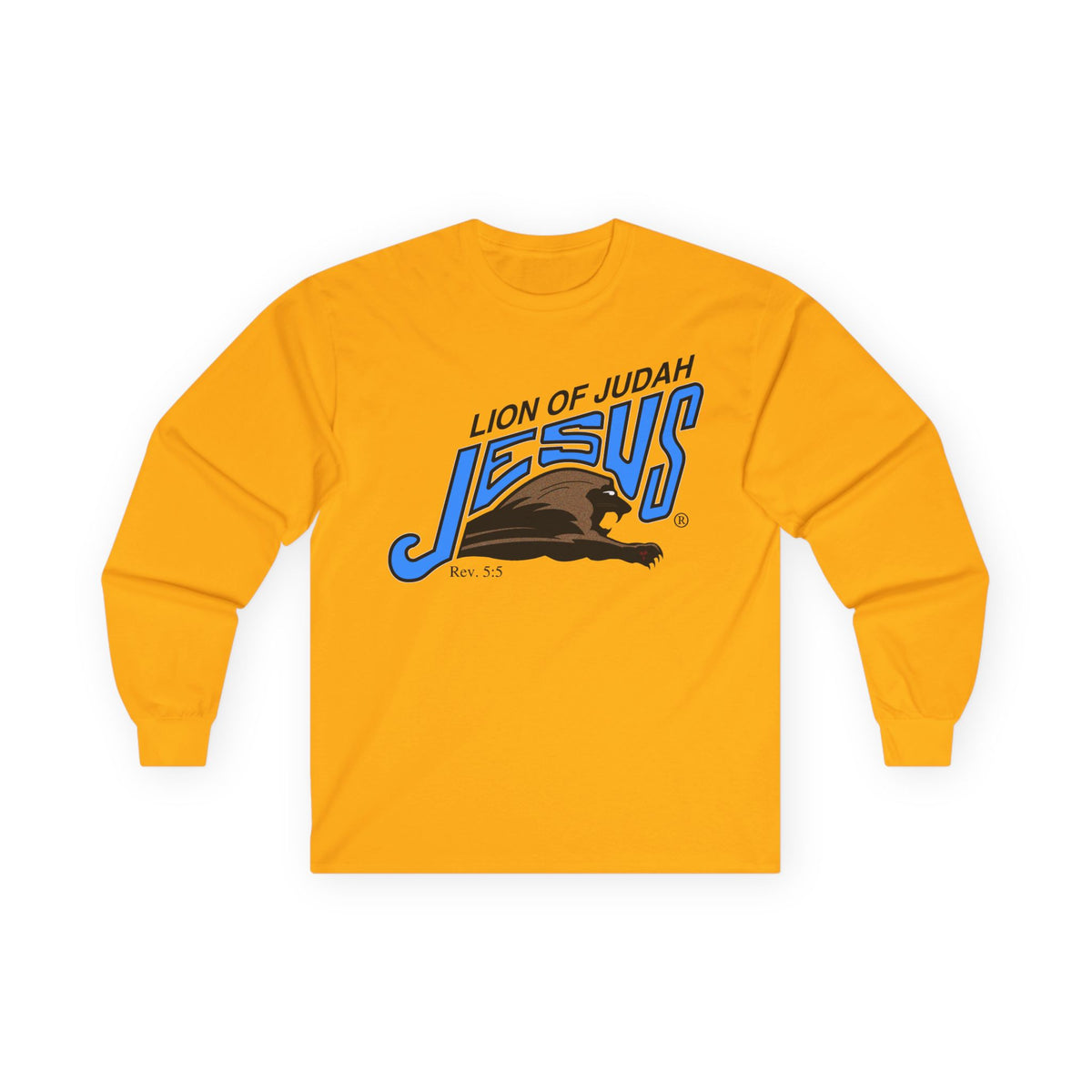Unisex Ultra Cotton Long Sleeve Tee "Lion of Judah"