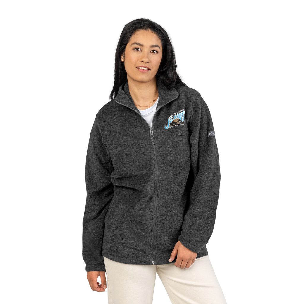 Unisex Columbia Fleece Jacket Lion of Judah JESUS