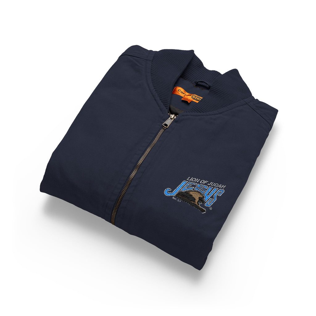 CornerStone® Washed Duck Cloth Vest Lion of Judah