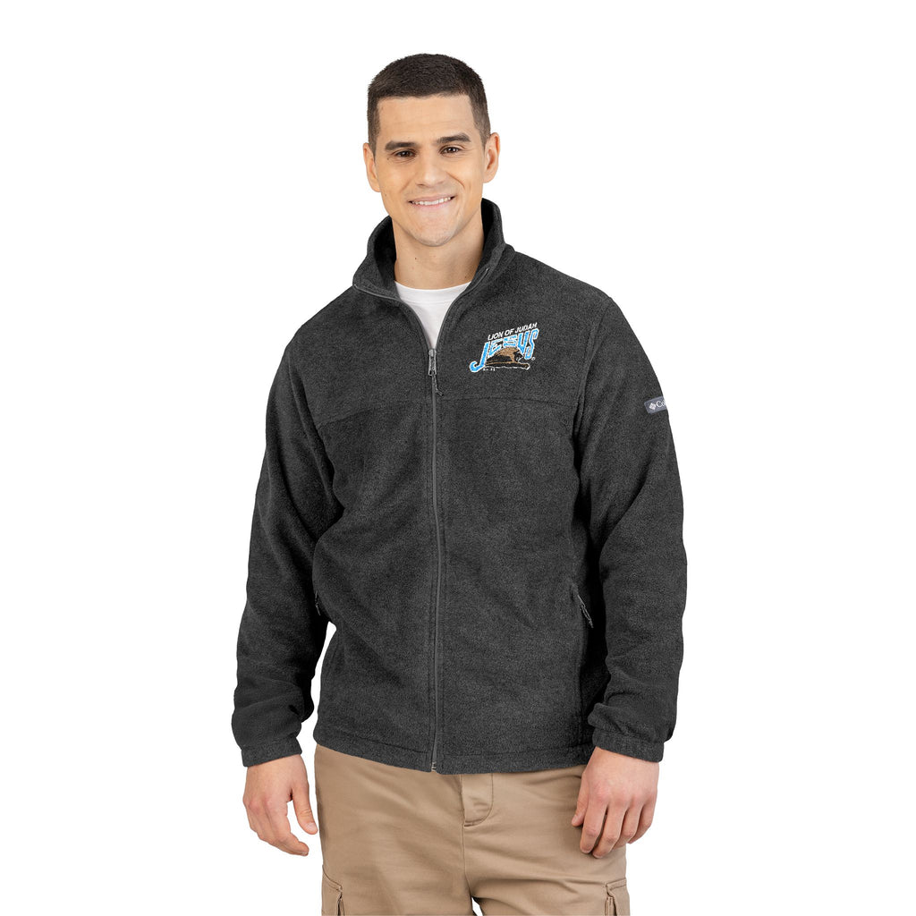Unisex Columbia Fleece Jacket Lion of Judah JESUS