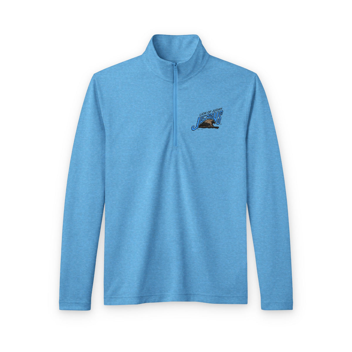 Men's PosiCharge® Tri-Blend Wicking Quarter-Zip Pullover
