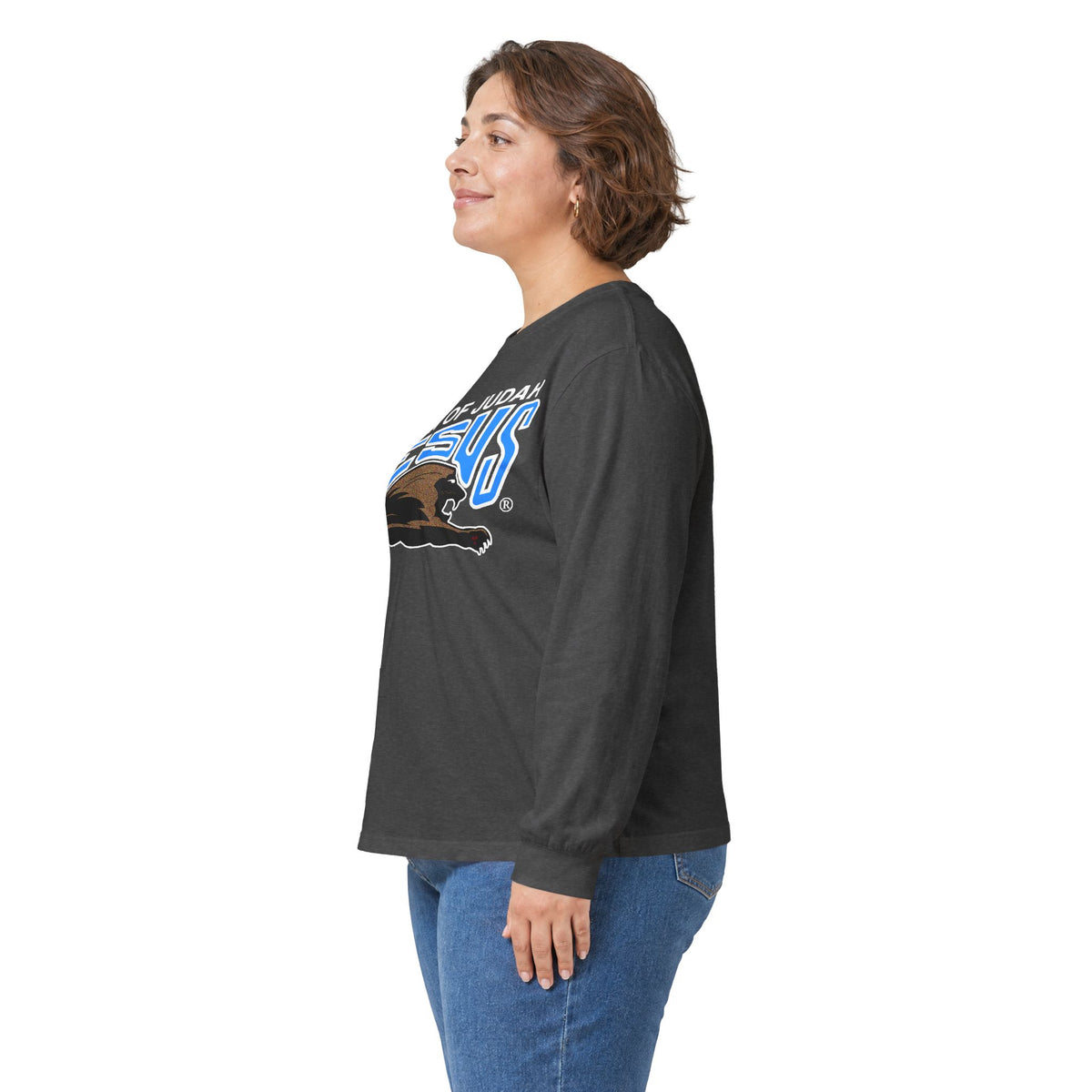 Unisex Ultra Cotton Long Sleeve Tee "Lion of Judah"