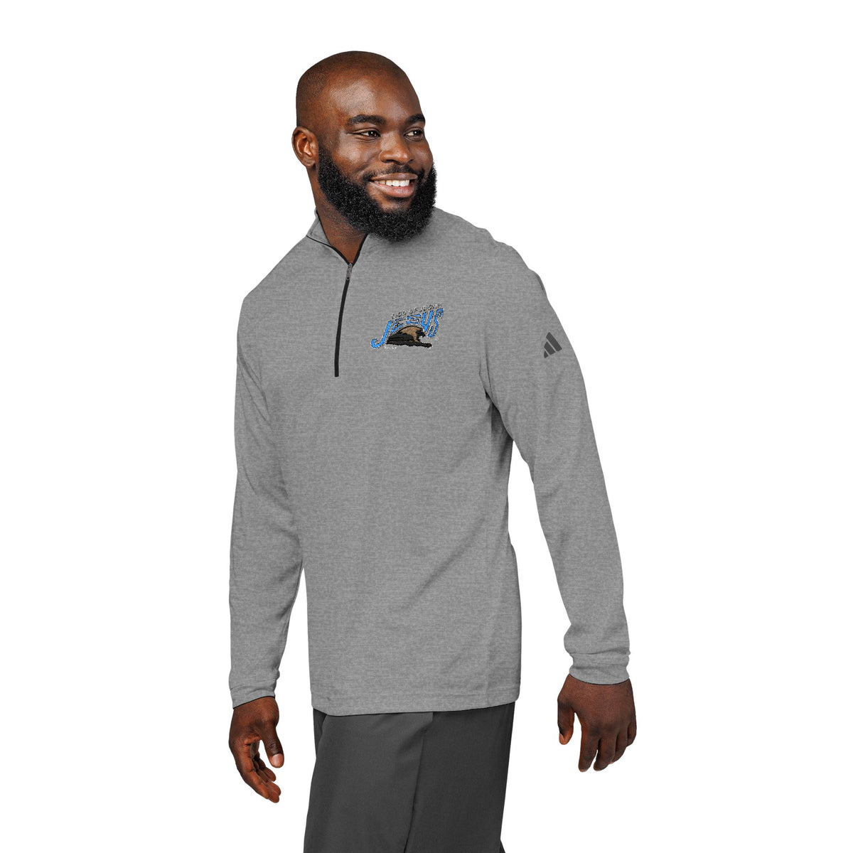 adidas® Quarter-Zip Pullover